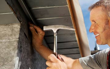 West Burrafirth fascia installation