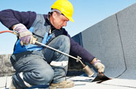 West Burrafirth felt roofing